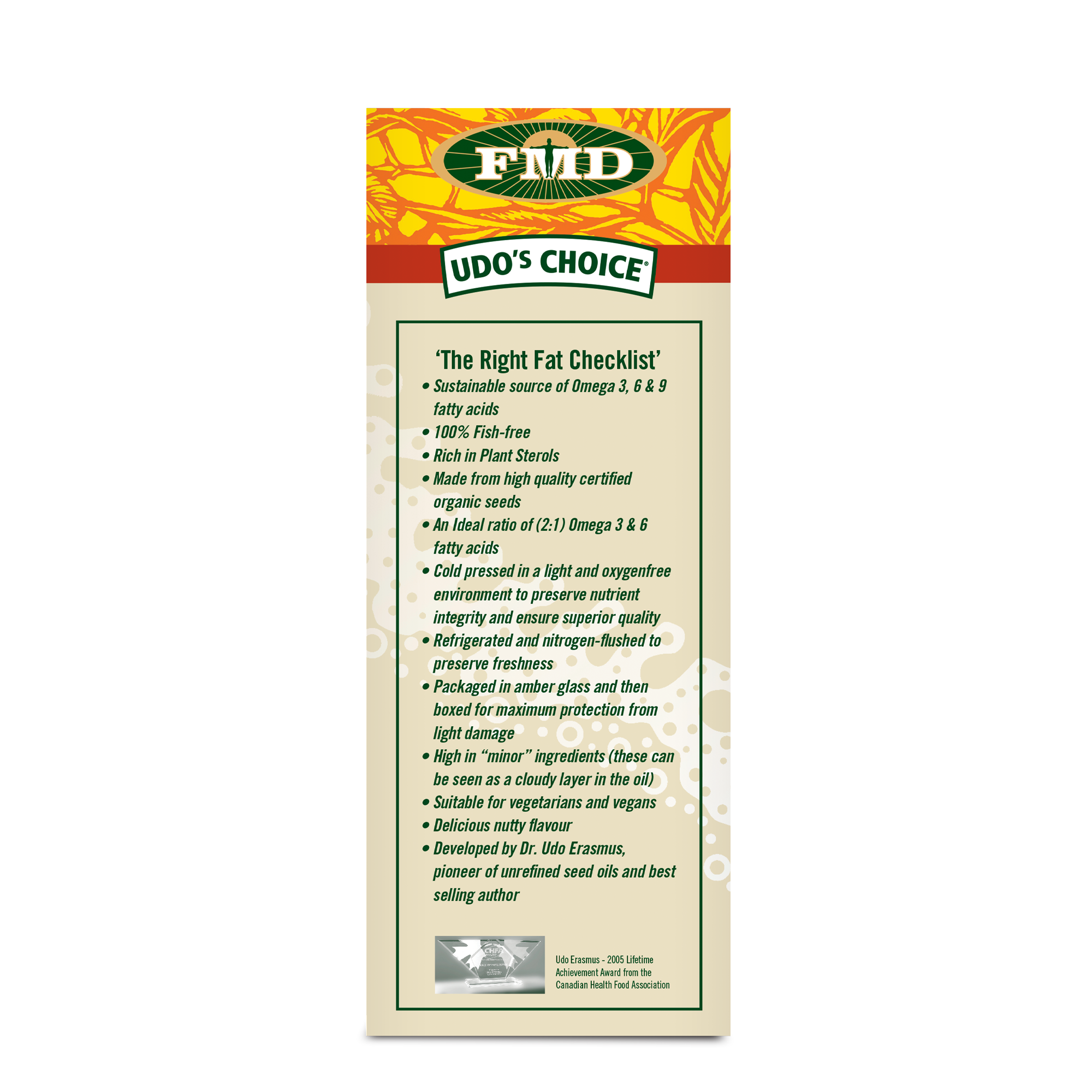 Udos' Oil Omega 3+6+9 Blend