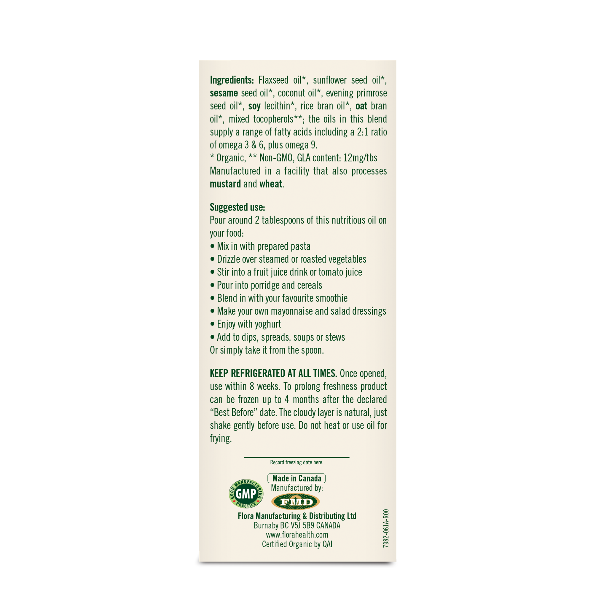 Udos' Oil Omega 3+6+9 Blend