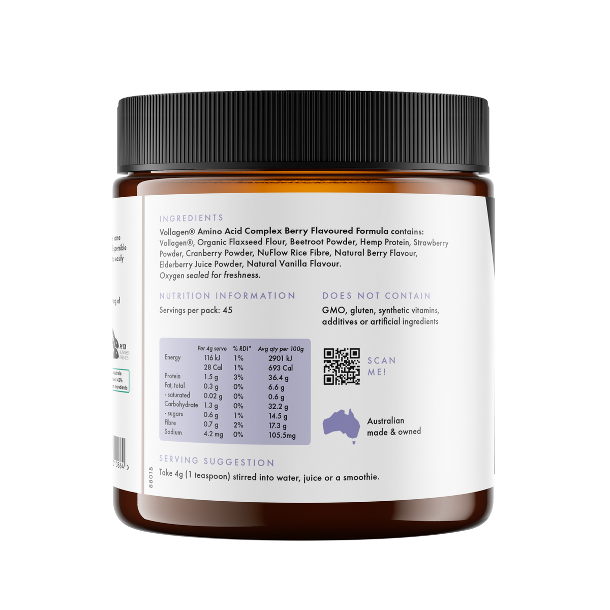 Vegan Collagen Powder 3-Month Supply