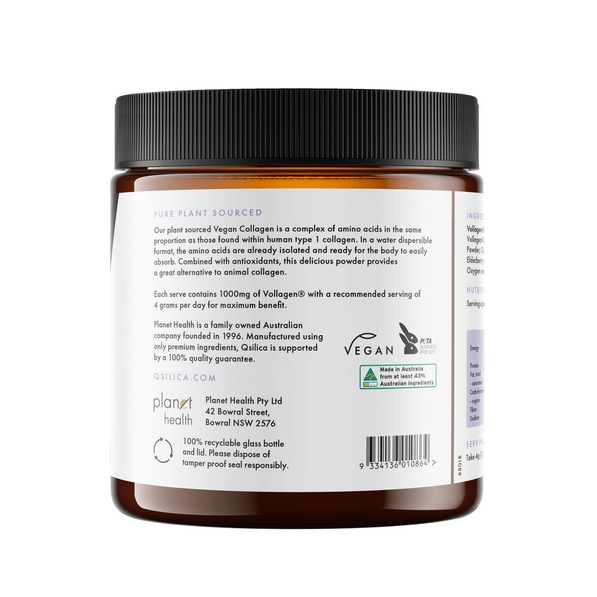 Vegan Collagen Powder 3-Month Supply