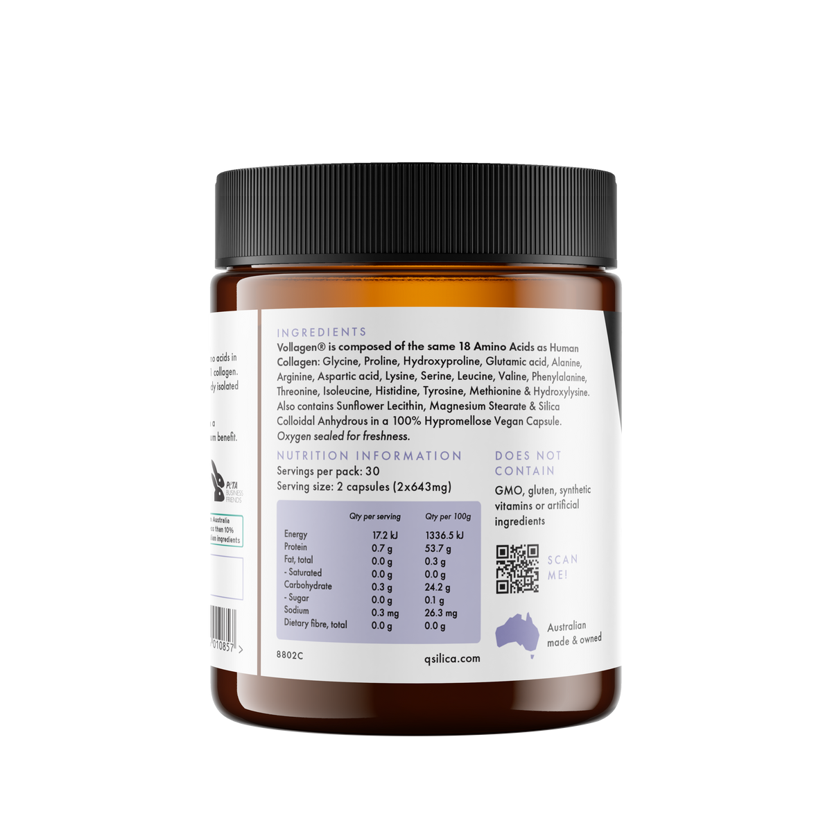 Vegan Collagen Capsules 3-Month Supply