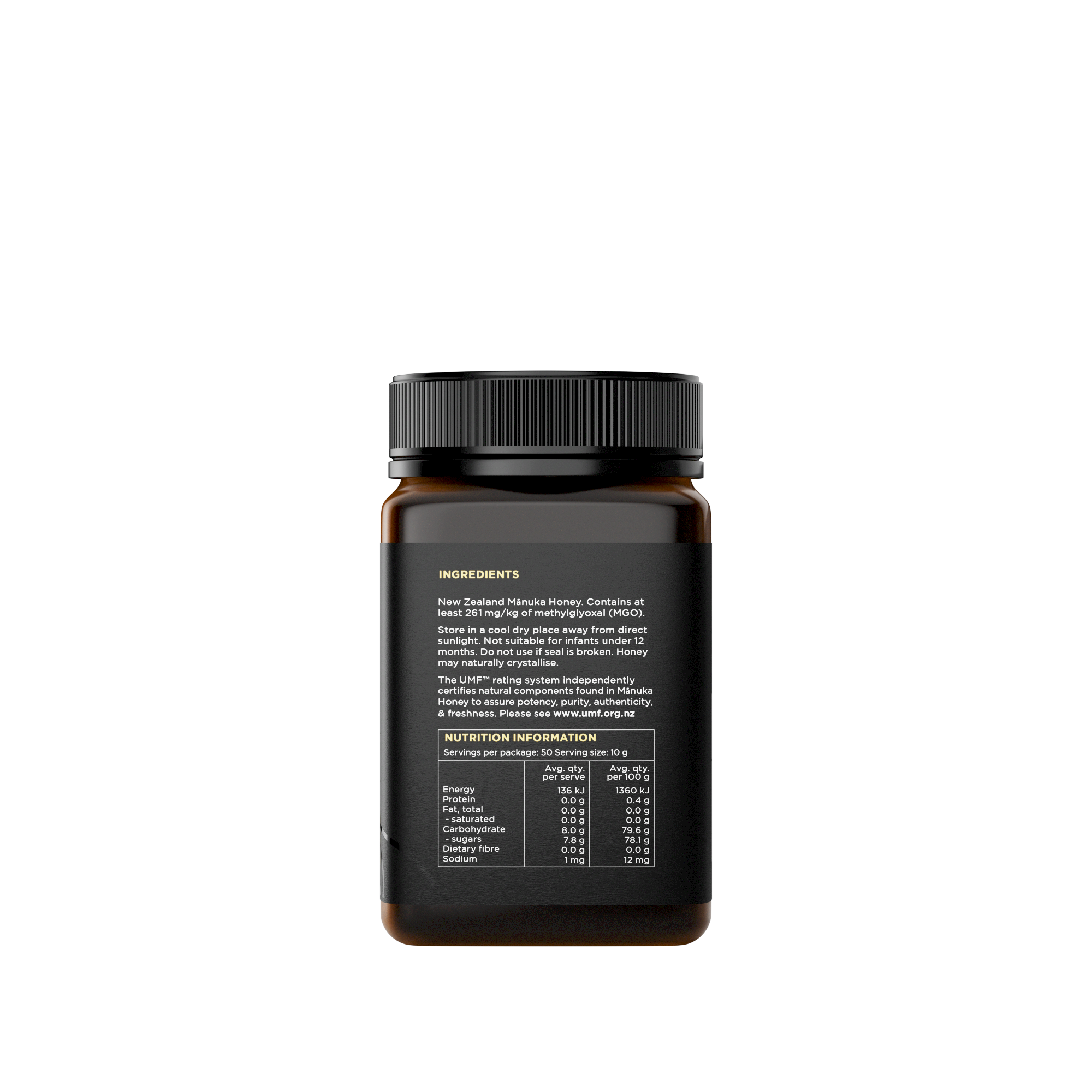 UMF 10+/MGO 261+ MANUKA HONEY