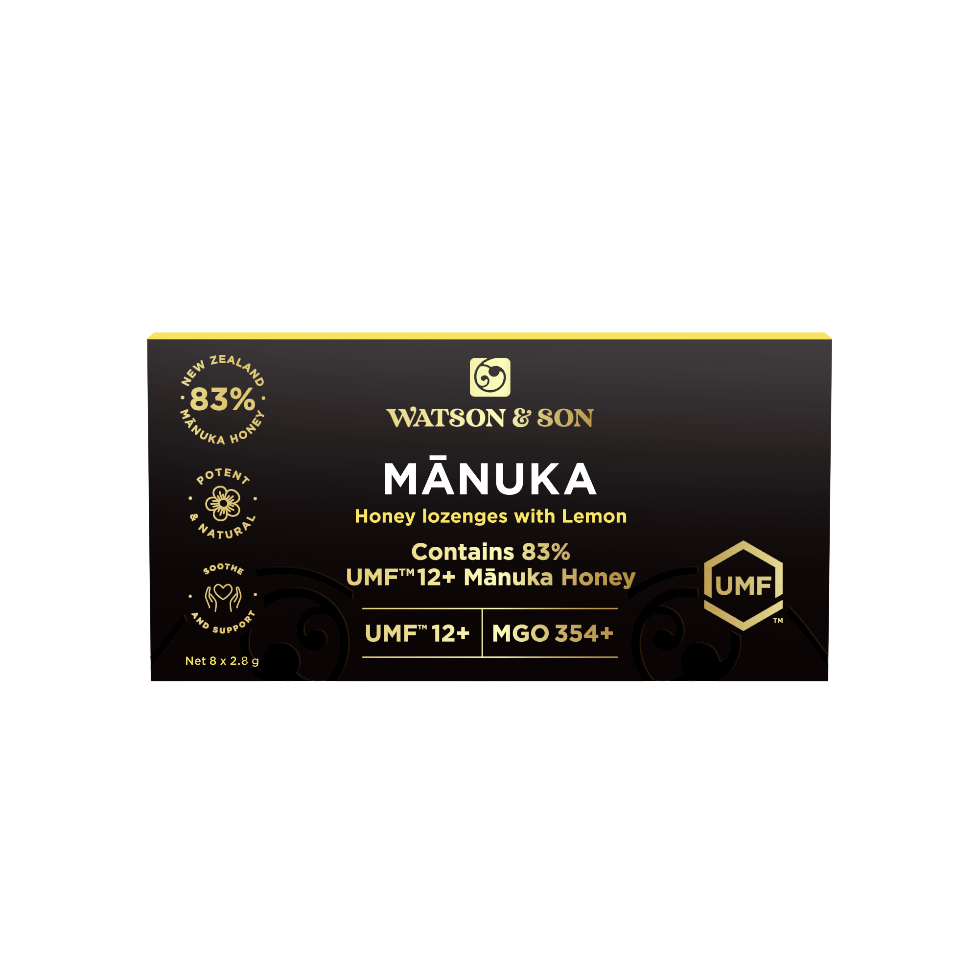 UMF 12+/MGO 354+ Mānuka Honey with Lemon Lozenges
