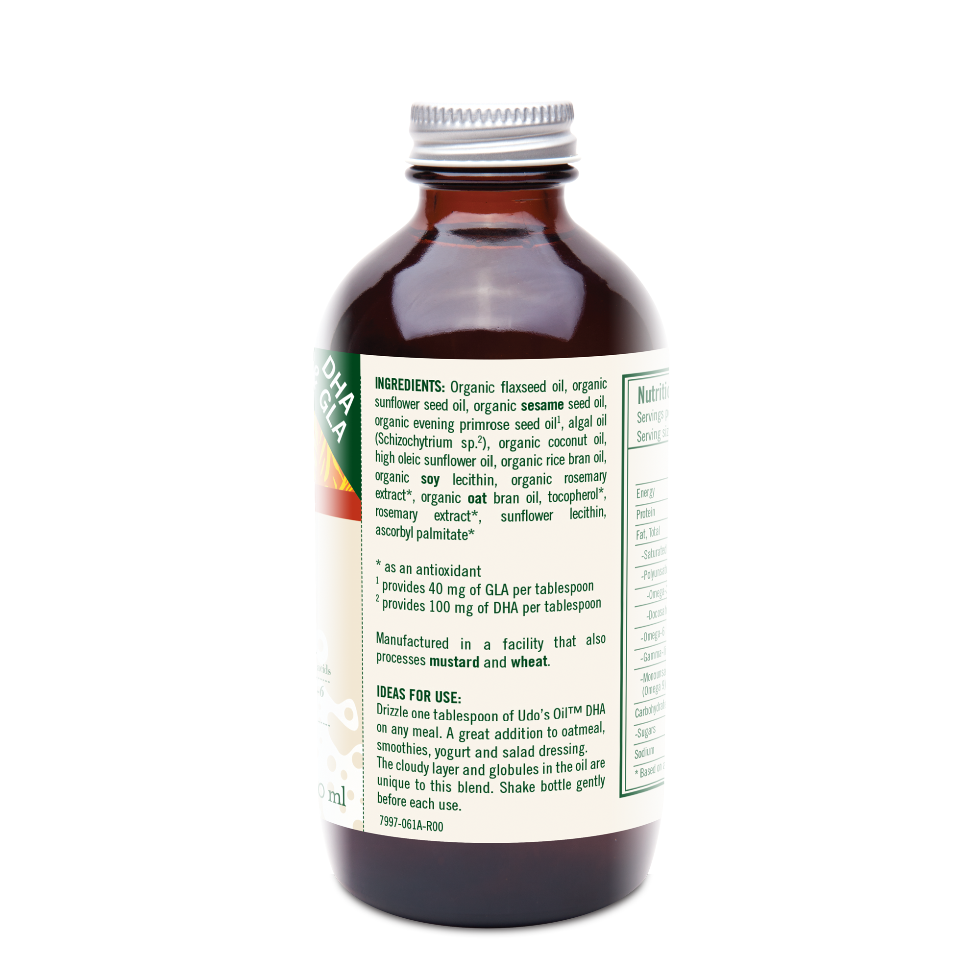 Udo's Oil Omega 3+6+9 Blend DHA