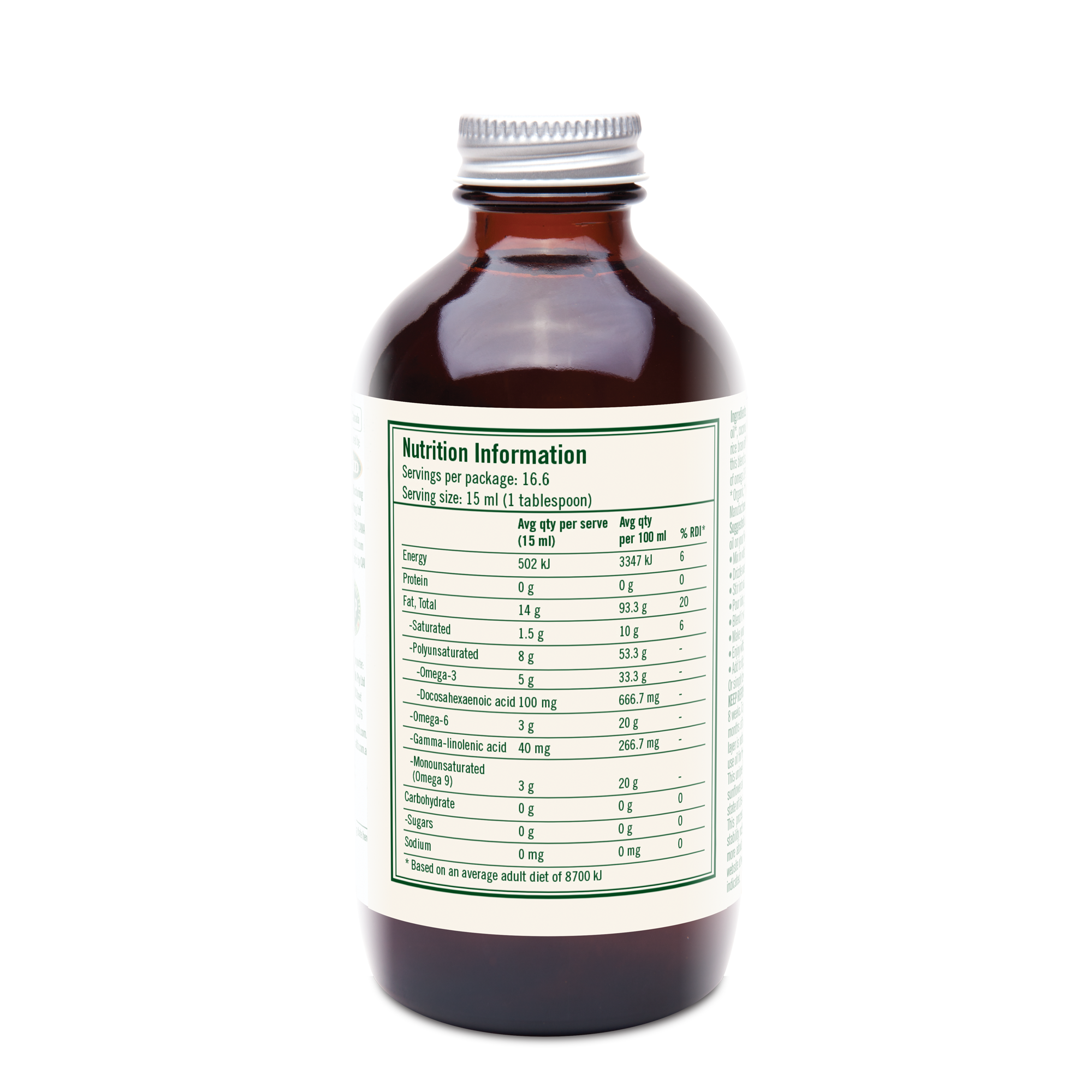 Udo's Oil Omega 3+6+9 Blend DHA
