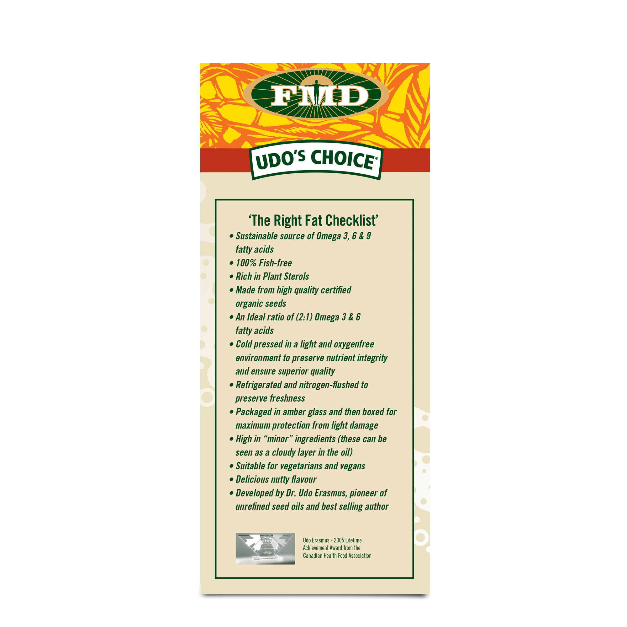 Udos' Oil Omega 3+6+9 Blend