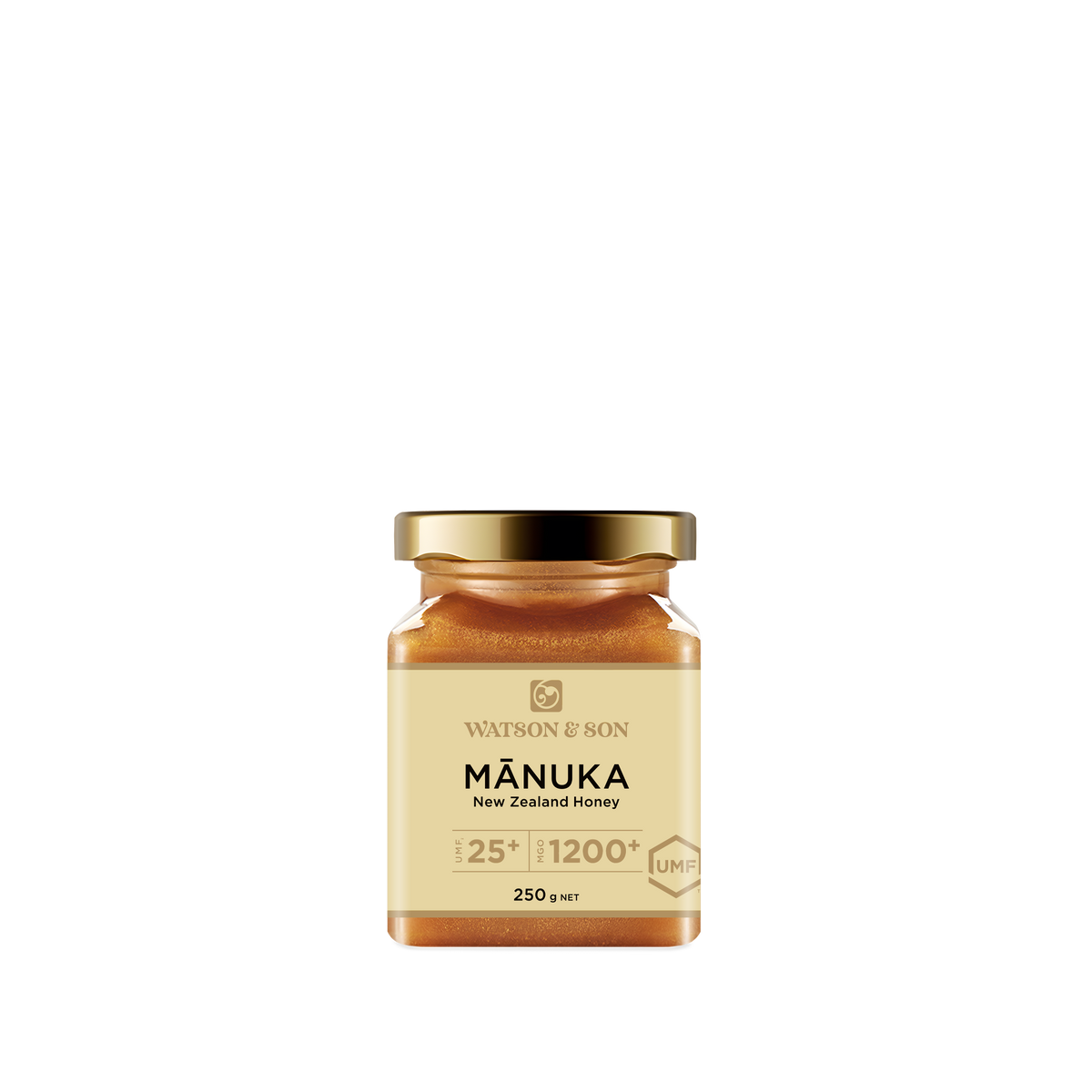 UMF 25+/MGO 1200+ MANUKA HONEY 250G GLASS